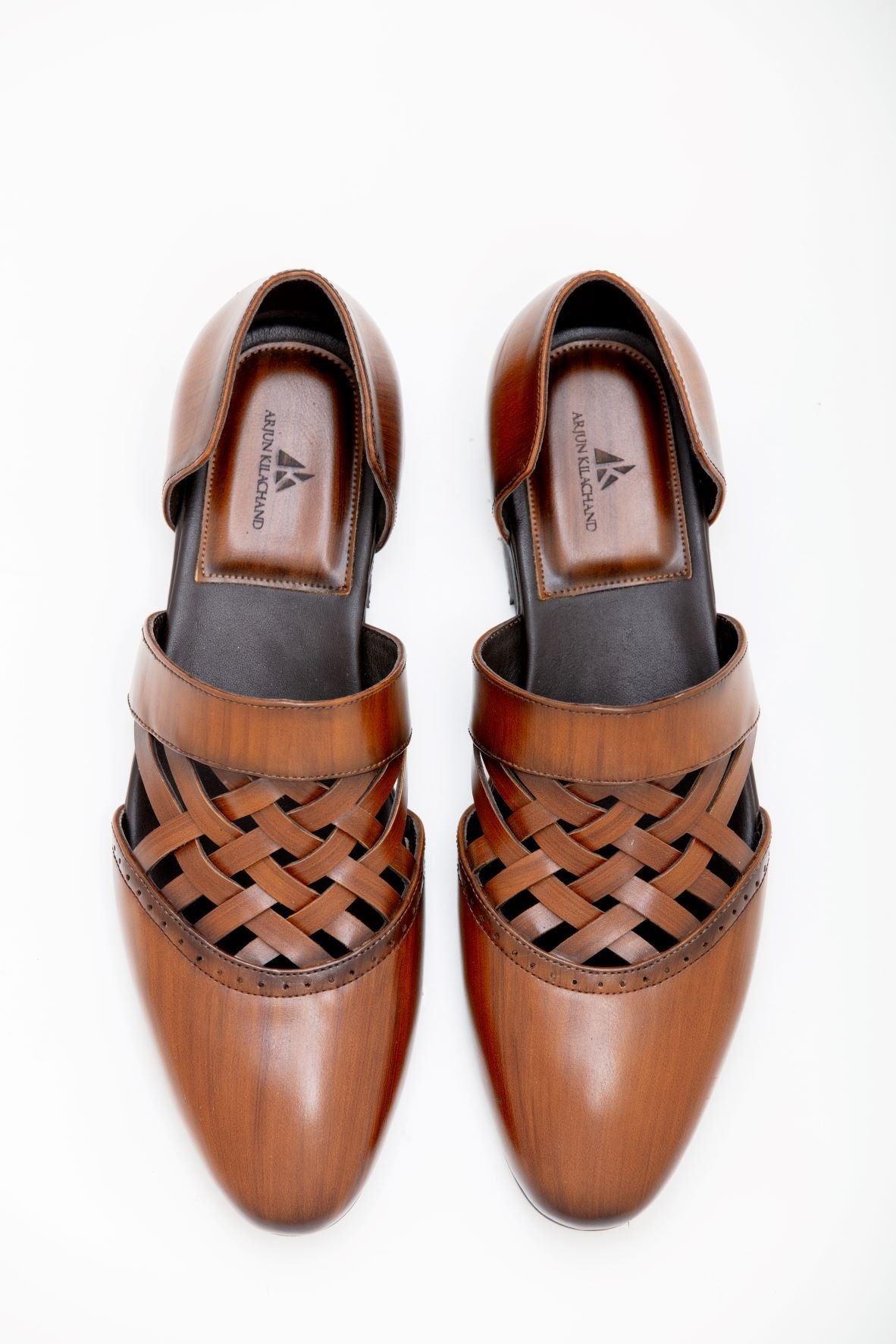 BROWN CRISS CROSS SANDAL - Kilachand Retail Private Limited