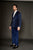 NAVY BLUE EMBROIDERED SUIT - Arjun Kilachand